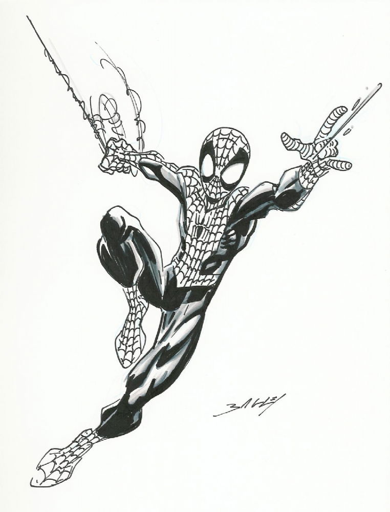 Ultimate Spider Man By Bagley In Randy Houses July 2004 Spider Man Comic Art Gallery Room 1655